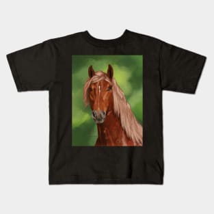 Chestnut Horse Kids T-Shirt
